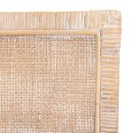 Whitewash Cane and Mango Wood Rayan Accent Chair