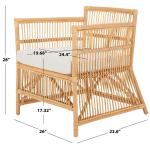 Natural Rattan Anne Accent Chair