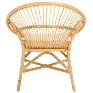 Natural Rattan Scoop Mayme Accent Chair