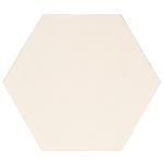 White and Natural Rattan Sophie Accent Table