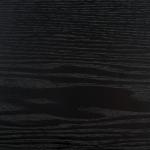 Black and Natural Rattan Sophie Accent Table