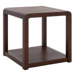 Brown Wood Tiered Tillie Accent Table