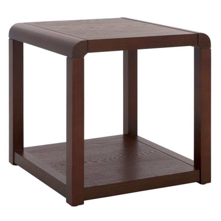 Brown Wood Tiered Tillie Accent Table
