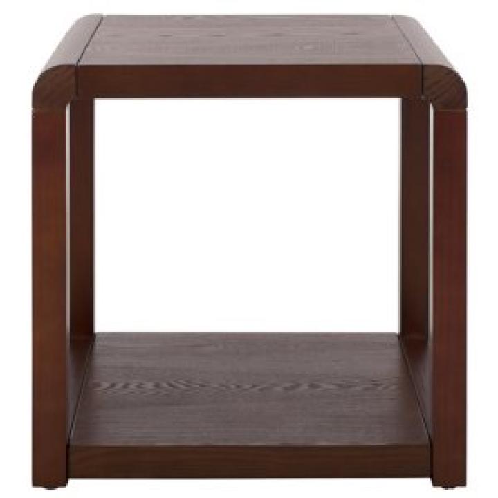 Brown Wood Tiered Tillie Accent Table