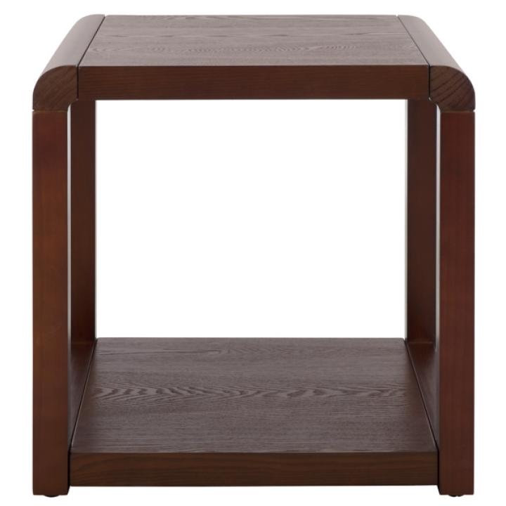 Brown Wood Tiered Tillie Accent Table