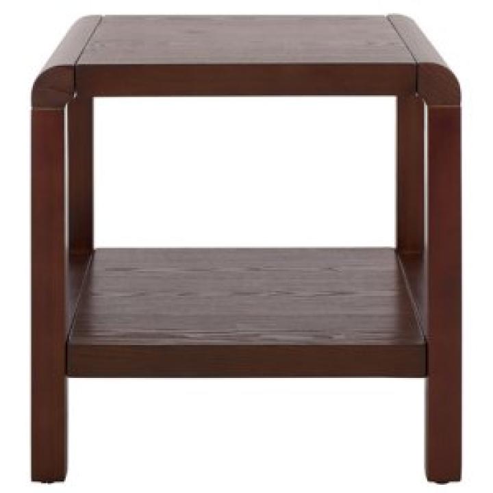 Brown Wood 1-Shelf Tillie Accent Table