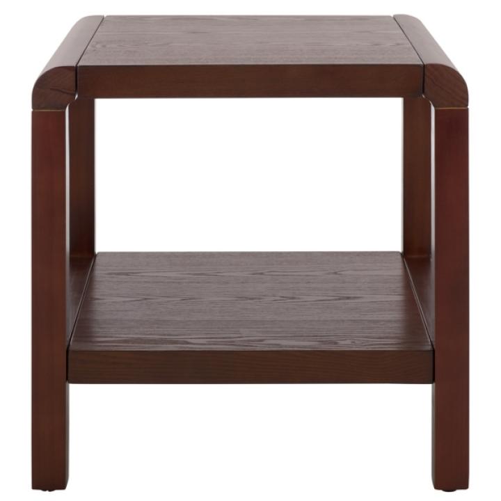 Brown Wood 1-Shelf Tillie Accent Table
