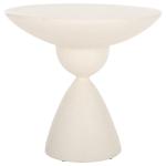 White Ciarra Modern Accent Table