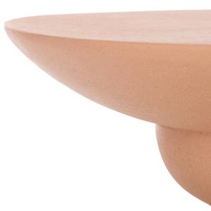 Orange Ciarra Modern Accent Table