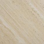 Beige Ceramic Bella Modern Accent Table, 18 in.