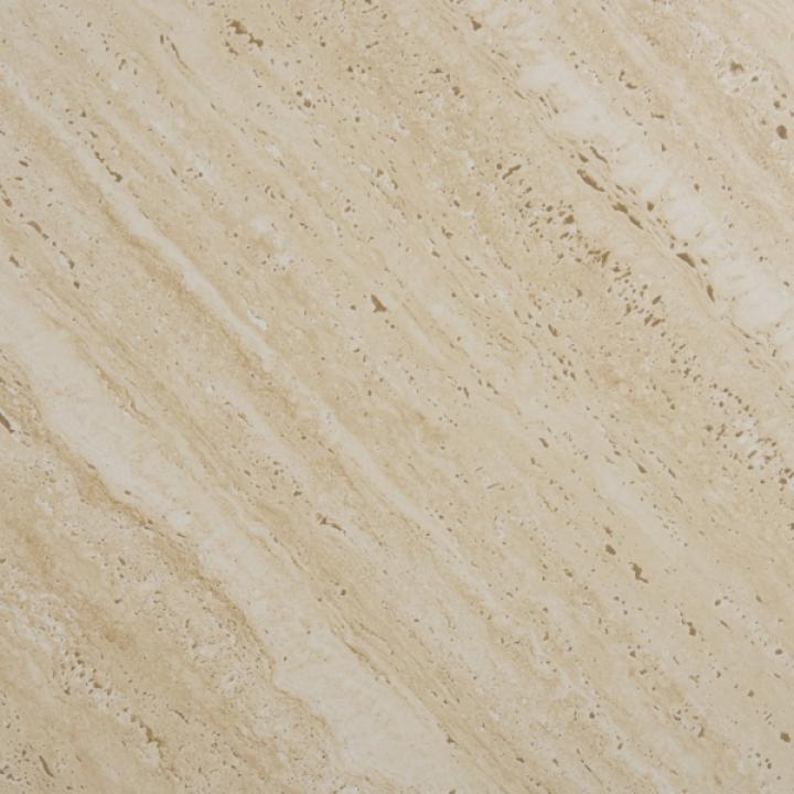 Beige Ceramic Bella Modern Accent Table, 18 in.