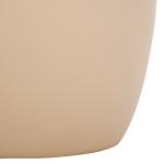 Beige Ceramic Bella Modern Accent Table, 16 in.