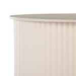 Large Beige Ceramic Sally Accent Table