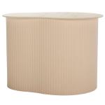 Medium Beige Ceramic Sally Accent Table