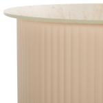 Medium Beige Ceramic Sally Accent Table