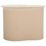Medium Beige Ceramic Sally Accent Table