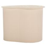 Small Beige Ceramic Sally Accent Table