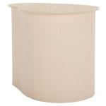 Small Beige Ceramic Sally Accent Table