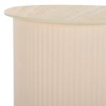 Small Beige Ceramic Sally Accent Table