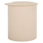 Small Beige Ceramic Sally Accent Table