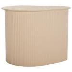 Small Beige Ceramic Sally Accent Table