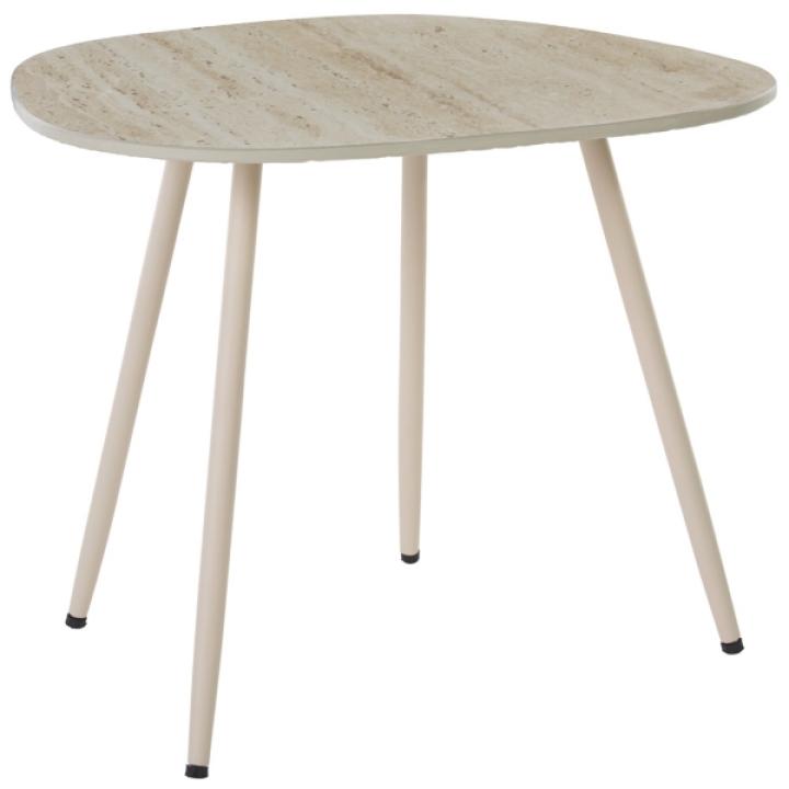 Beige Stone Dixie Accent Table, 15 in.