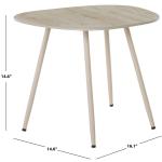 Beige Stone Dixie Accent Table, 15 in.