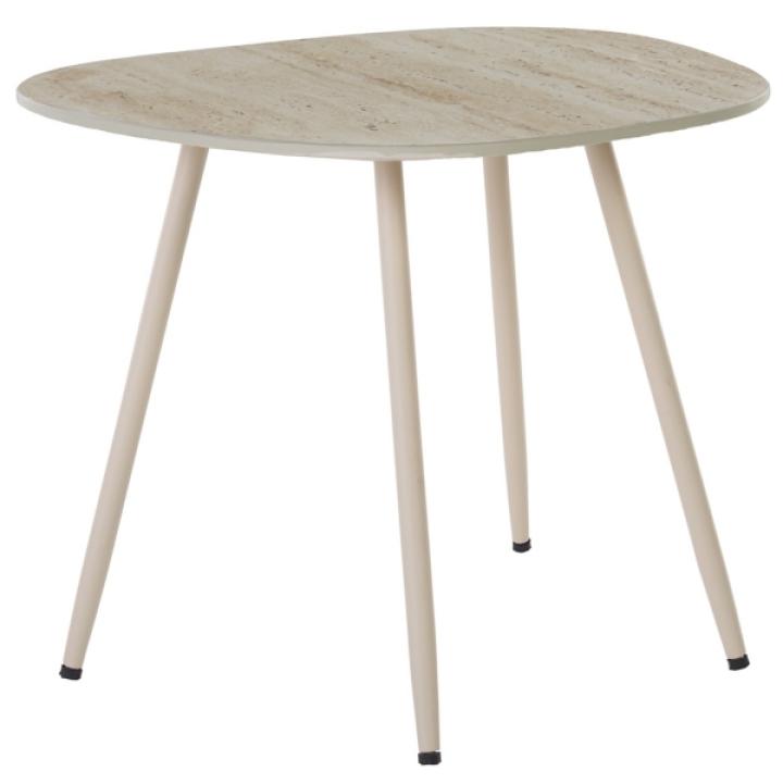 Beige Stone Dixie Accent Table, 15 in.