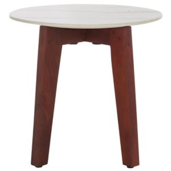 Marble Walnut Cheyenne Accent Table