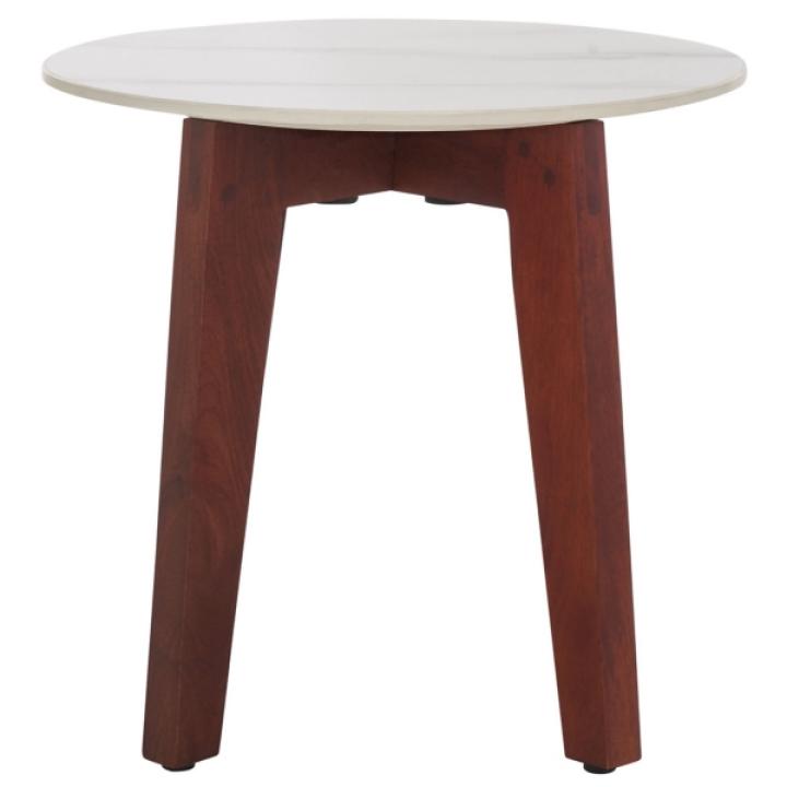Marble Walnut Cheyenne Accent Table