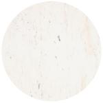 White Marble Iron Maisie Accent Table