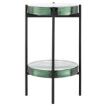 Clear Glass Round Katharine Accent Table