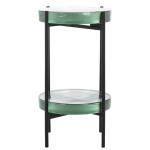 Clear Glass Round Katharine Accent Table