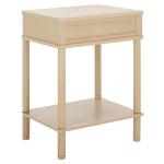 Natural Wood Mina End Table