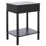 Black Wood Mina End Table