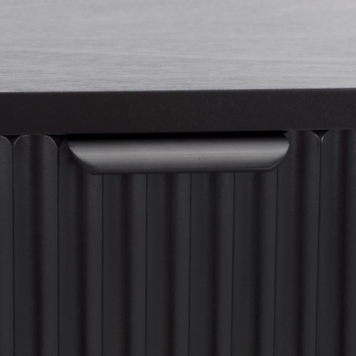 Black Wood Mina End Table