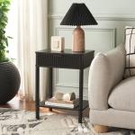 Black Wood Mina End Table
