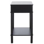 Black Wood Mina End Table