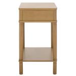 Desert Brown Wood Mina End Table