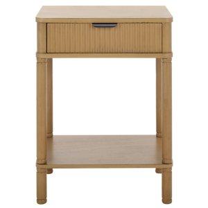 Desert Brown Wood Mina End Table