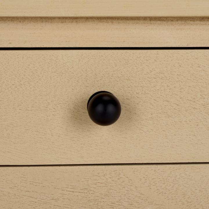 Natural Wood 1-Drawer Cottage Accent Table