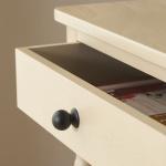 Natural Wood 1-Drawer Cottage Accent Table