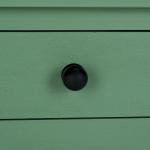Green Wood 1-Drawer Cottage Accent Table