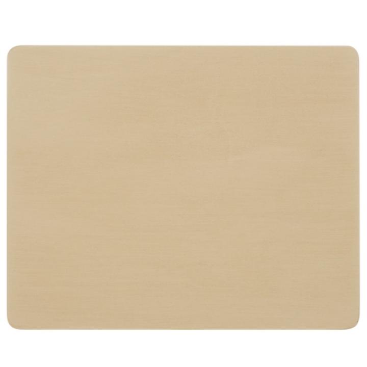 Scalloped Natural Wood Cottage Accent Table