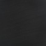 Scalloped Black Wood Cottage Accent Table