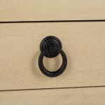 Natural Wood 2-Tier Cottage Accent Table