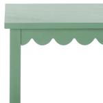 Green Wood 2-Tier Cottage Accent Table