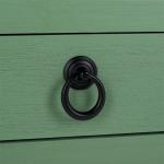 Green Wood 2-Tier Cottage Accent Table