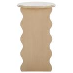 Natural Wood Dollie Accent Table