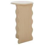 Natural Wood Dollie Accent Table